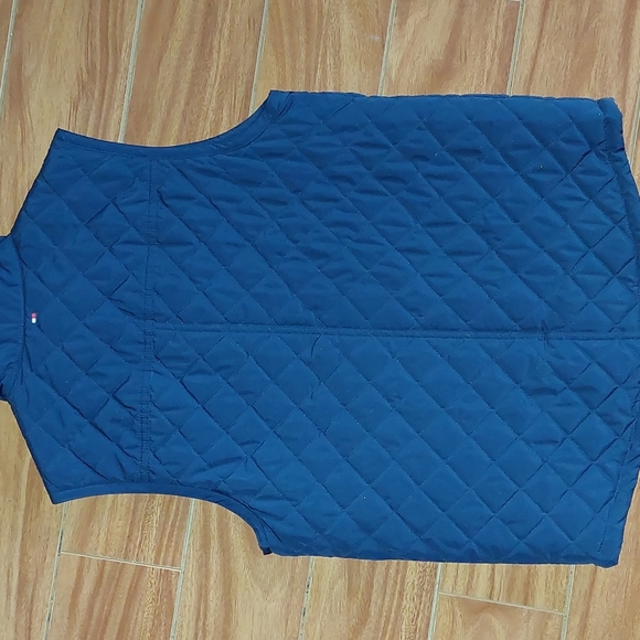Tommy Hilfiger 12/14 quilted navy/orange vest - Picture 6 of 6